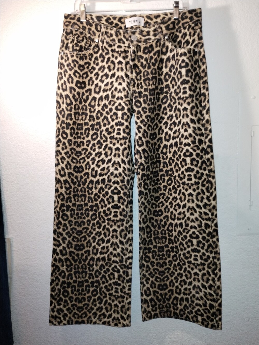 Leopard Print Jeans by Telepatio sz 11/30